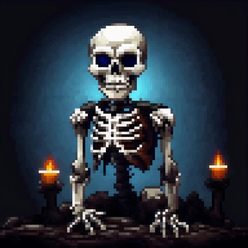 Skeleton psn avatar - avatar, dlc