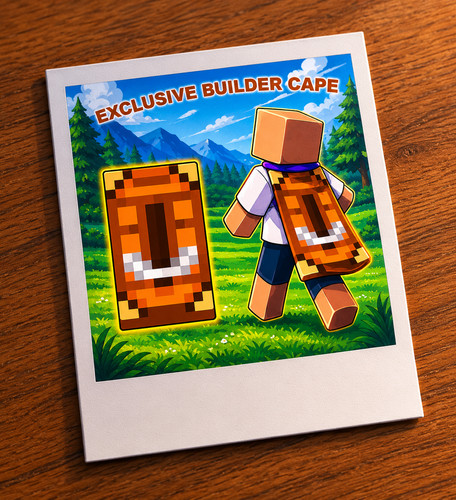 Minecraft builder cape - minecraft,